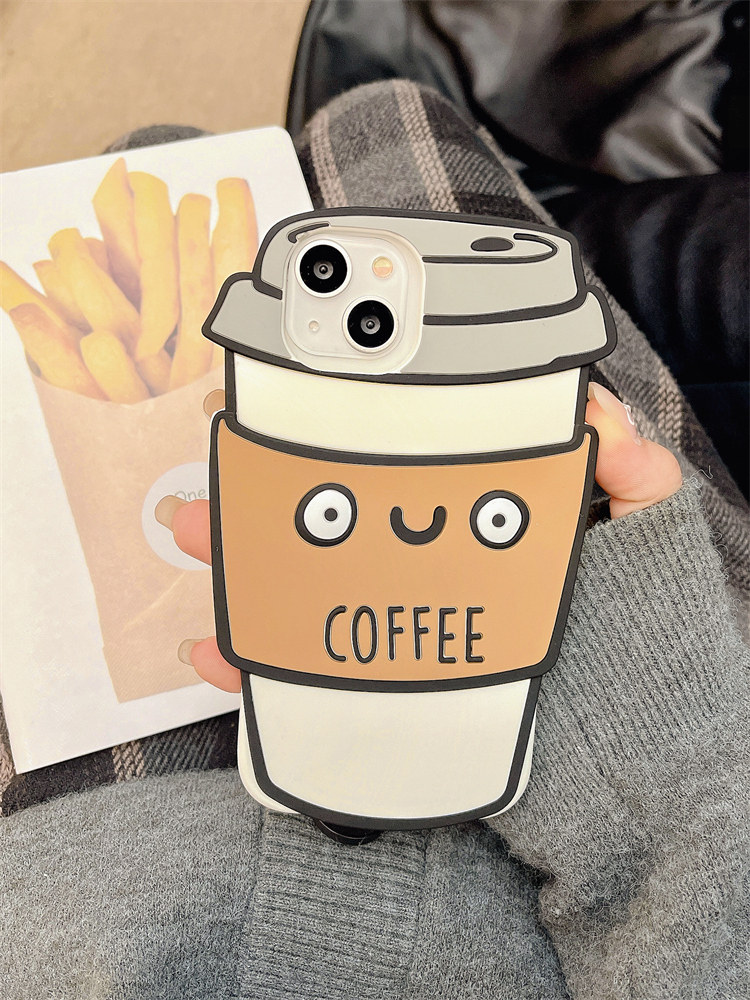 Cartoon Cute Coffee Cup iPhone Case