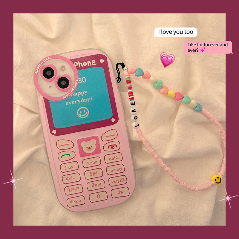 ins creative pink phone models apply iPhone13 12promax Apple 11 mobile phone protective shell silicone xs female xr new xsmax anti-fall 7p protective sheath