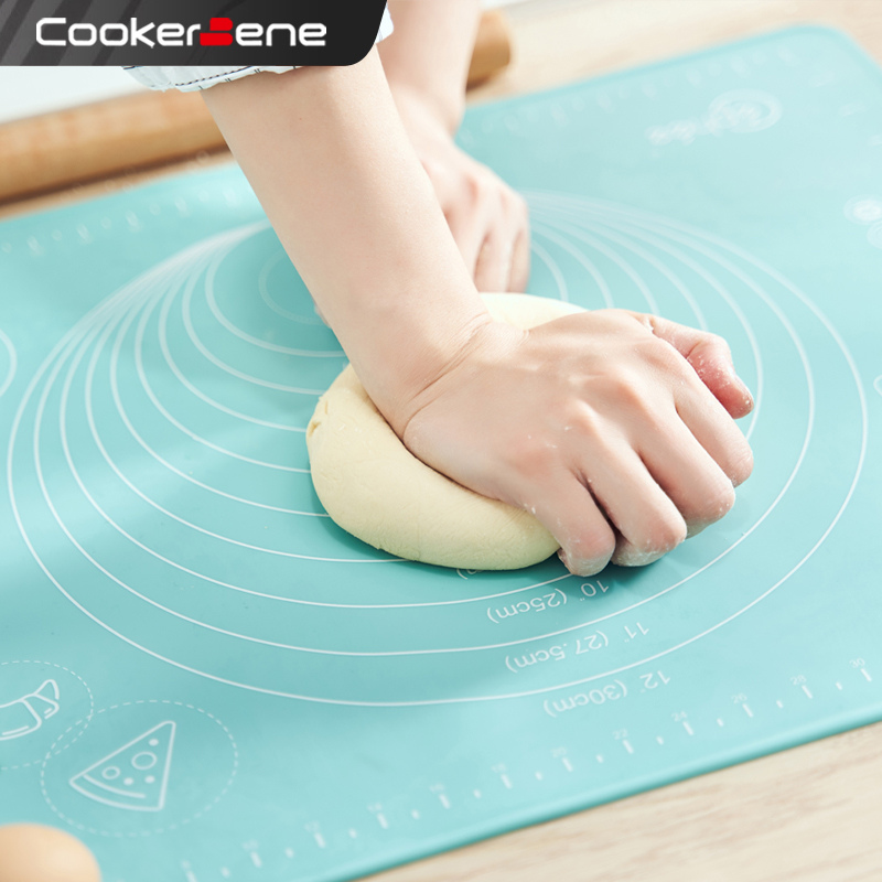 CookerBene European standard food-grade kneading mat silicone thickened non-stick baking tools and mats