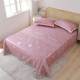 High-end ice silk soft cool mat for summer naked sleeping household single and double foldable bed sheet machine washing mat three-piece set
