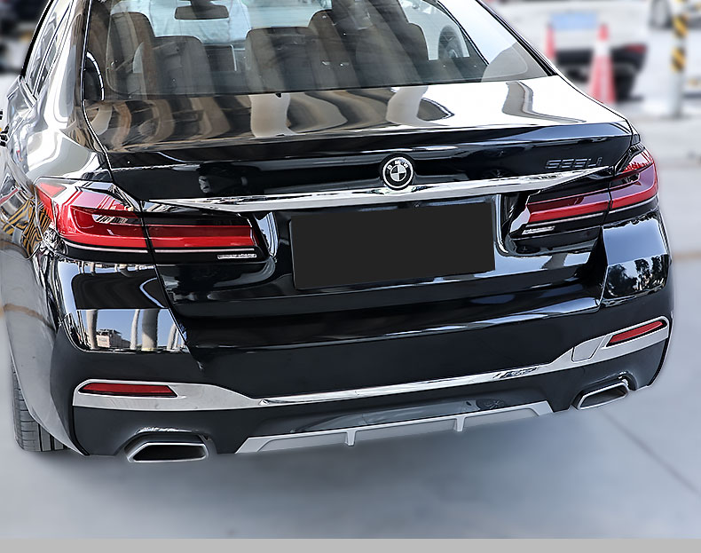 Suitable for 18-23 New 5 Series Models, Trunk Tailgate Trim Strip, 525/530Li Modified Rear Bumper Decorative Bright Strip