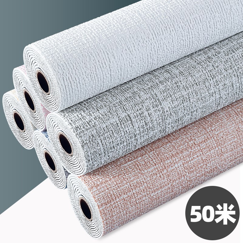 50 m wallpaper self-adhesive waterproof and moisture-proof wall cloth 3d solid wall sticker wallpaper bedroom cozy renovated wall sticker