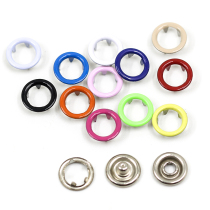 Color five-claw buckle Dark buckle Seam-free copper foot high foot baby clothes snap buckle Anti-light buckle Invisible four-in-one mother and child buckle