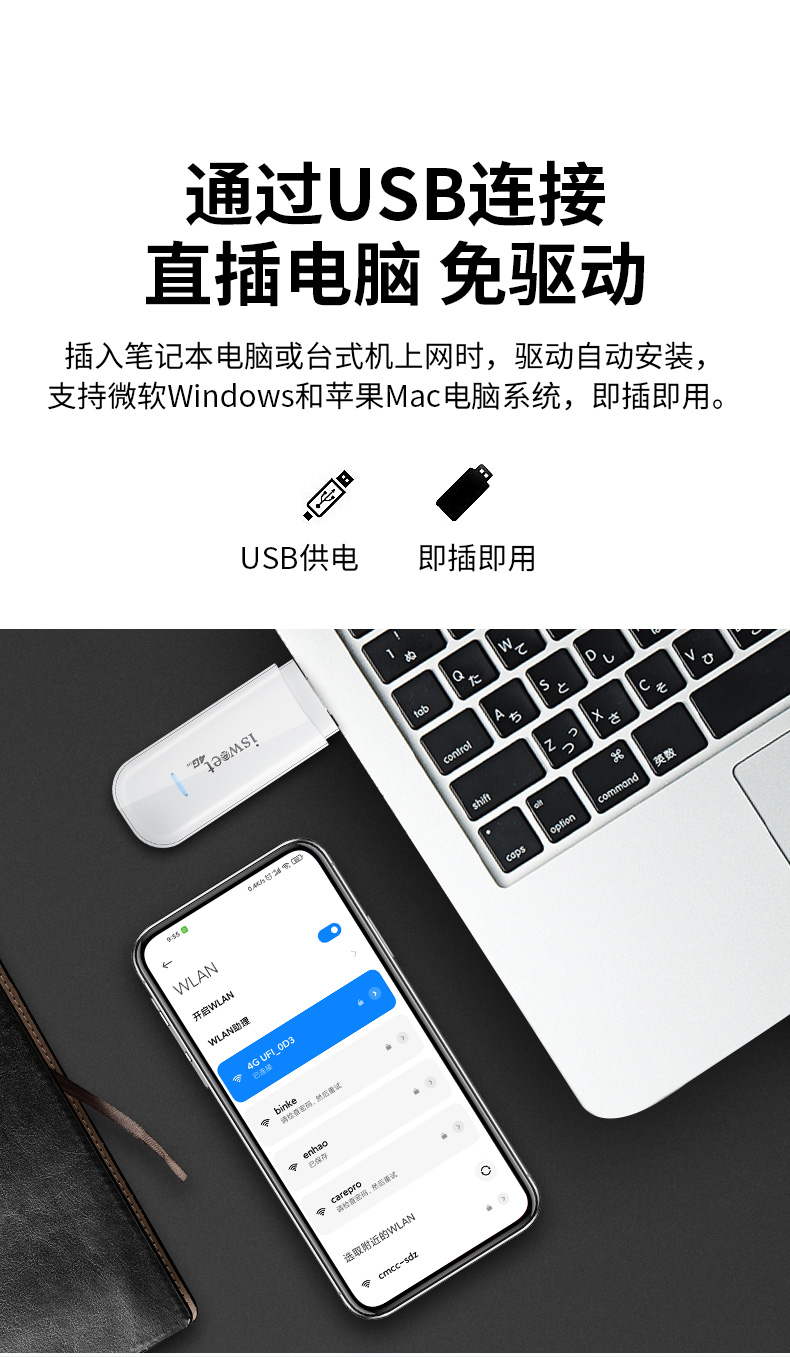 随身wifi路由器 4g电信无线网卡 图6