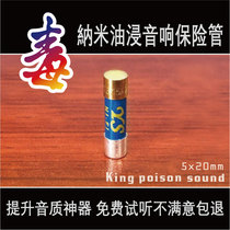 UK YS New Pint Enthusiast Gold & Silver Nano Oil Immersion Sound Power Amplifier CD Decoder Guts Fuse 5x20mm