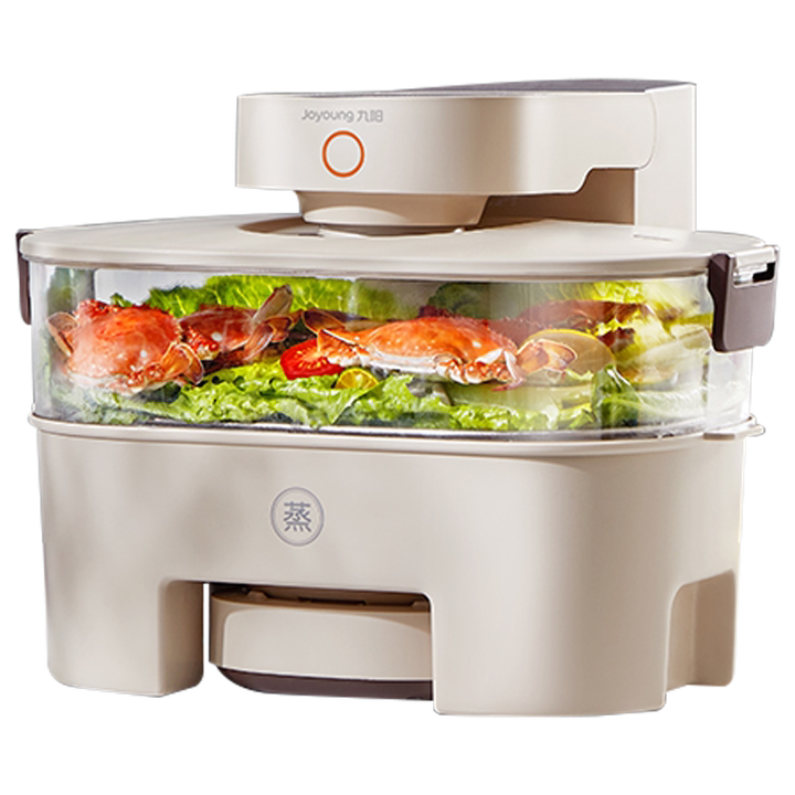 Joyoung Electric Steamer Multi-Layer Large Capacity Electric Steamer Transparent Electric Steamer Steam Pot Steaming Box Steaming Stew Pot Gz512 9L Joyoung Electric Steamer Multi-Layer Large Capacity Electric Steamer Transparent Electric Steamer Steam Pot Steaming Box Steaming Stew Pot Gz512 9L