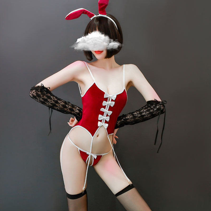 Sexy lingerie girl seduction passion erotic bunny girl open file free of cute Japanese sex confused flirting emotional underwear