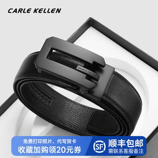 Carle Kellen Men's Leather Belt 2025 New Style Genuine Leather Belt Men's High-End Brand Automatic Buckle Belt