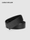 CARLE KELLEN belt men's genuine leather belt without buckle automatic buckle men's pure cowhide belt without buckle belt strip
