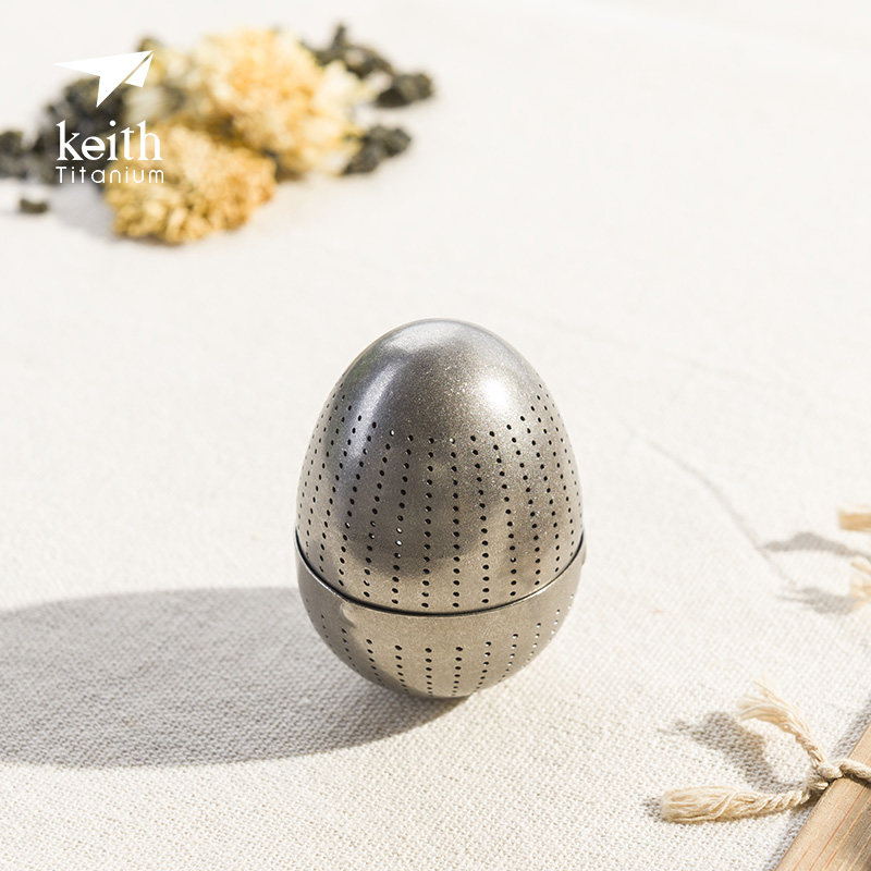 Pure titanium tea egg built-in tea filter tea leak tea utensils pure titanium filter portable tea maker