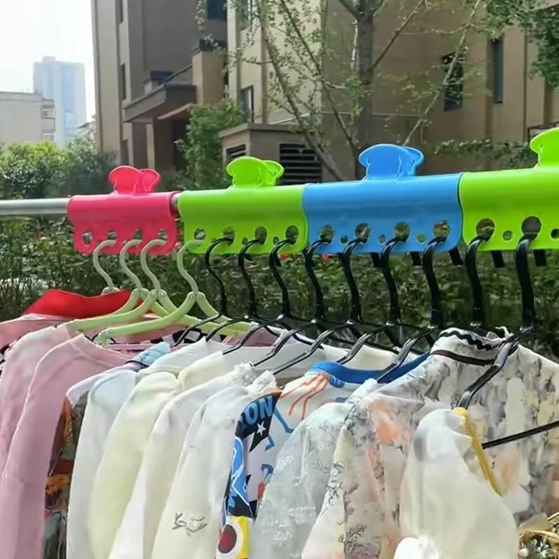 Clotheshorse Large Number windproof clip buckle on balcony Clothes drying clothes fixed theorist New plastic by clip-Taobao