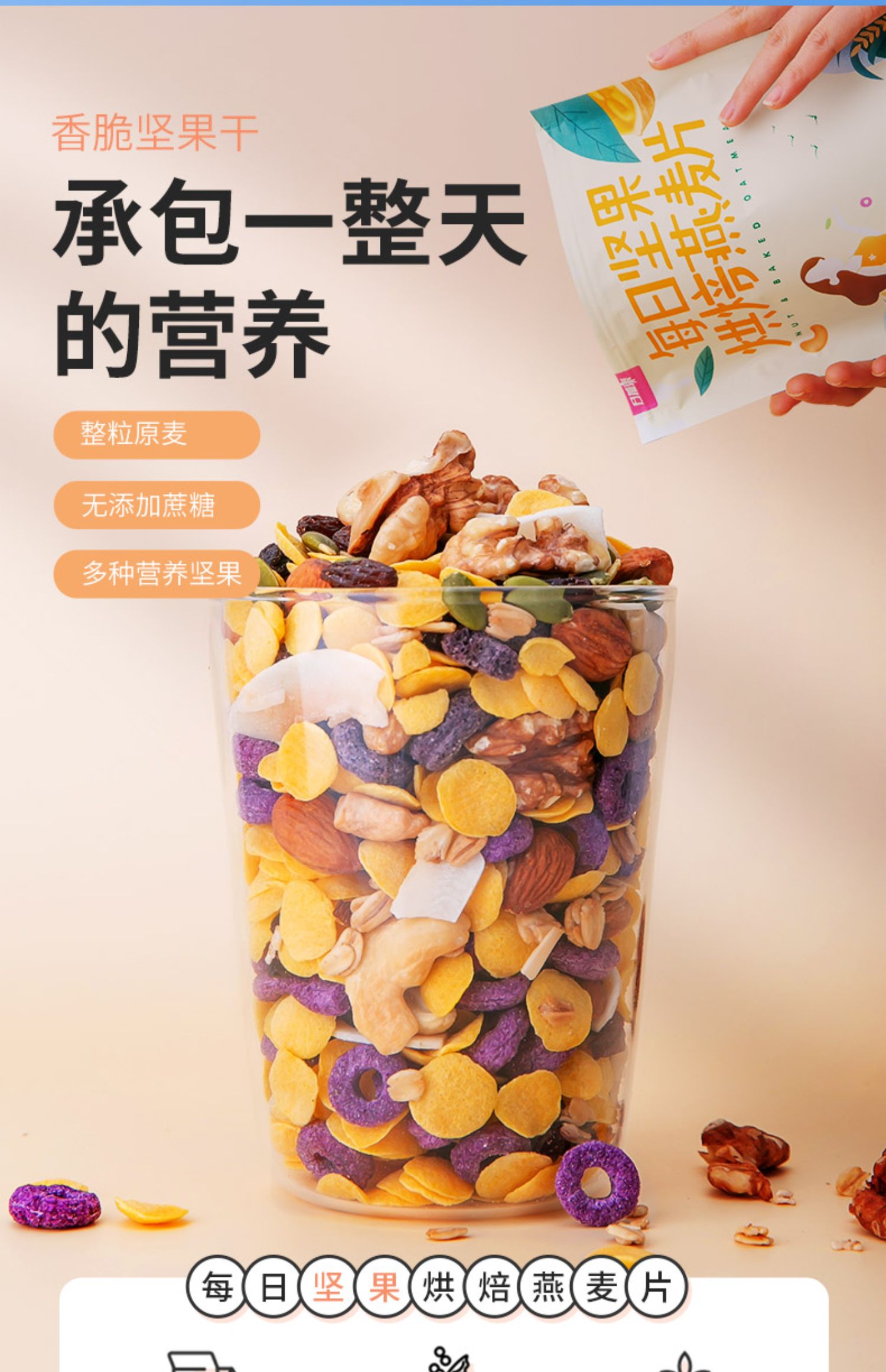 【日加泰】水果烘焙燕麦片500g