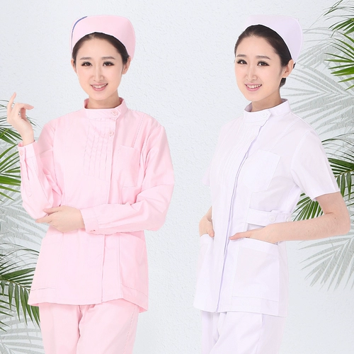 Униформа медсестры, короткий комплект, раздельный летний лонгслив для работы, короткий рукав, полный комплект