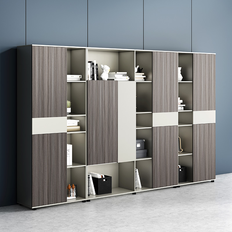 File cabinet wooden low cabinet storage data storage cabinet simple modern office furniture file cabinet office bookcase
