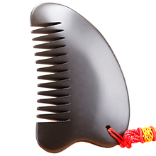 天然泗滨砭石按摩通经络刮痧梳