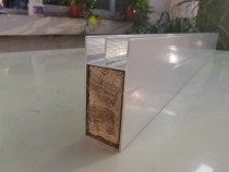 Brick stove extra thick large mountain groove aluminum alloy accessories tile cabinet column mountain groove frame mountain groove card slot