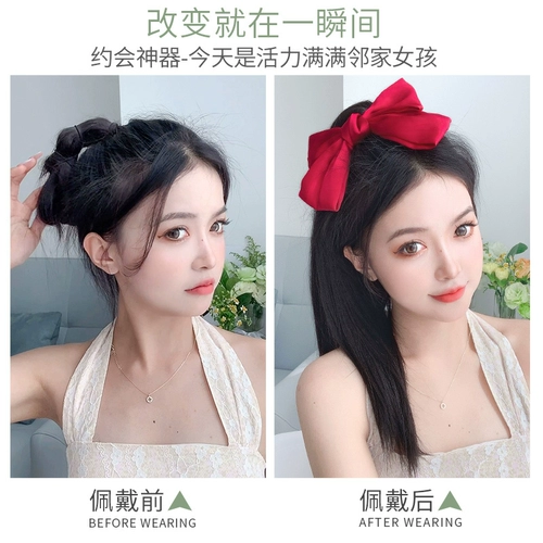 Парик, хвостик, заколка-крабик с косичкой, боксерский искусственный хвост изготовленный из настоящих волос