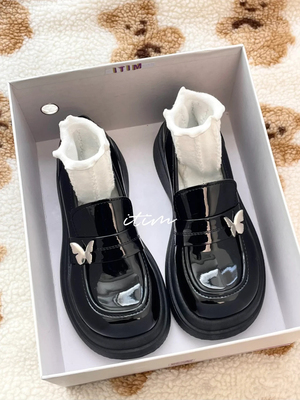 taobao agent ITIM Loafers platform English style, footwear, suitable with a skirt, British style, 2023 collection
