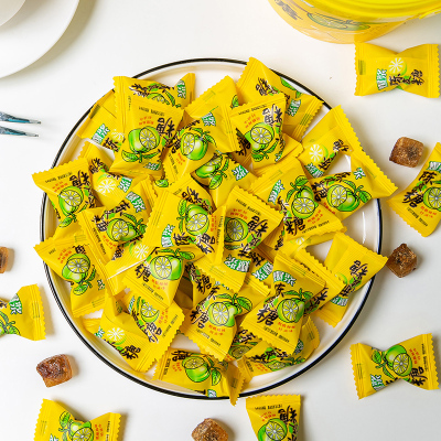 【思意达】爆浆陈皮糖夹心话梅软糖210g