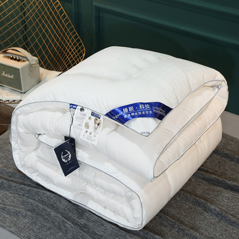 Soybean fiber quilt thick warm winter quilt double quilt spring and autumn single dormitory quilt Core Four Seasons Universal