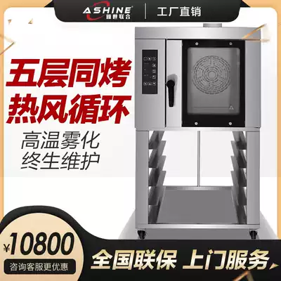 Ashine Yashi joint baking commercial electric oven 5 trays 10 trays hot air circulation oven air stove