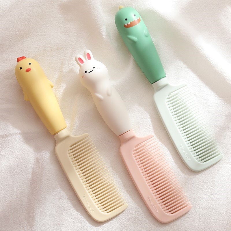 Cute Little Comb Lady Special Long Hair Home Portable Children Girl Straight Hair Wide Teeth Head Comb Deity Comb 