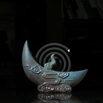 Fireproof mosquito oven ceramic mosquito coil holder household mosquito box creative large indoor line incense plug mosquito repellent incense holder multi-purpose