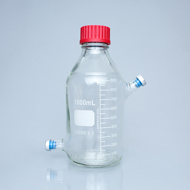 多口厌氧瓶生物培养瓶发酵密封厌氧瓶钳口试剂瓶20mm西林瓶塞气相