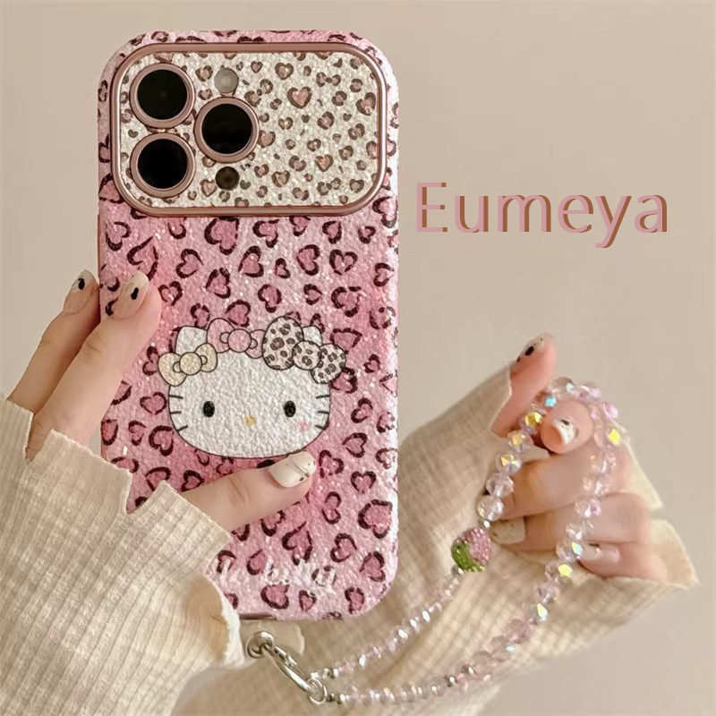 Japanese Eumeya Sweet Pink Heart Leopard Print Hello Kitty Case for Apple 17 Pro Max Phone Case iPhone 13 New Model 15 Pro Girly 15 with Chain 16 Pro Faux Leather Protective Cover Japanese Eumeya Sweet Pink Heart Leopard Print Hello Kitty Case for Apple 17 Pro Max Phone Case iPhone 13 New Model 15 Pro Girly 15 with Chain 16 Pro Faux Leather Protective Cover