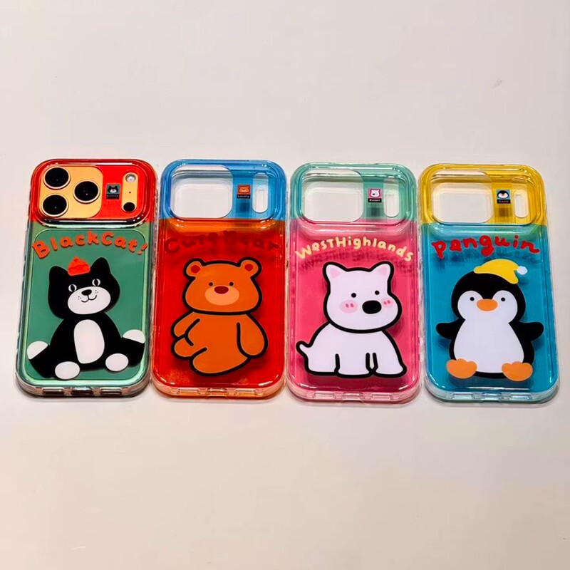 Japanese Eumeya Fun and Cute Penguin West Highland Phone Case for iPhone 17 Pro, Apple 16 Protective Cover, 14 Lanyard, 13 Full Cover, New Model 15 Pro Max Couple Max Phone Case