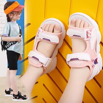 Childrens girls sandals 2021 summer new little girl baby fashion Big Boy Princess Beach soft soled childrens shoes