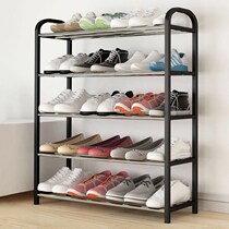 Shoe rack multi-layer simple dustproof solid wood shoe cabinet small household indoor good-looking economy put at the door dormitory storage