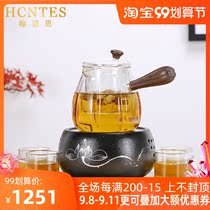 HCNTES teapot set glass heat-resistant thickened electric pottery stove household large boiled water Tea kung fu tea set