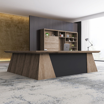 Senhostages President Office Boss Table High-end Atmosphere Light Extravagant Luxury CEO Chairmans Desk Portfolio Customized