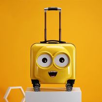Child Pull Rod Case Boy Suitcase Cartoon Cute Suitcase Elementary School Pupil Universal Wheels Den case girl portable