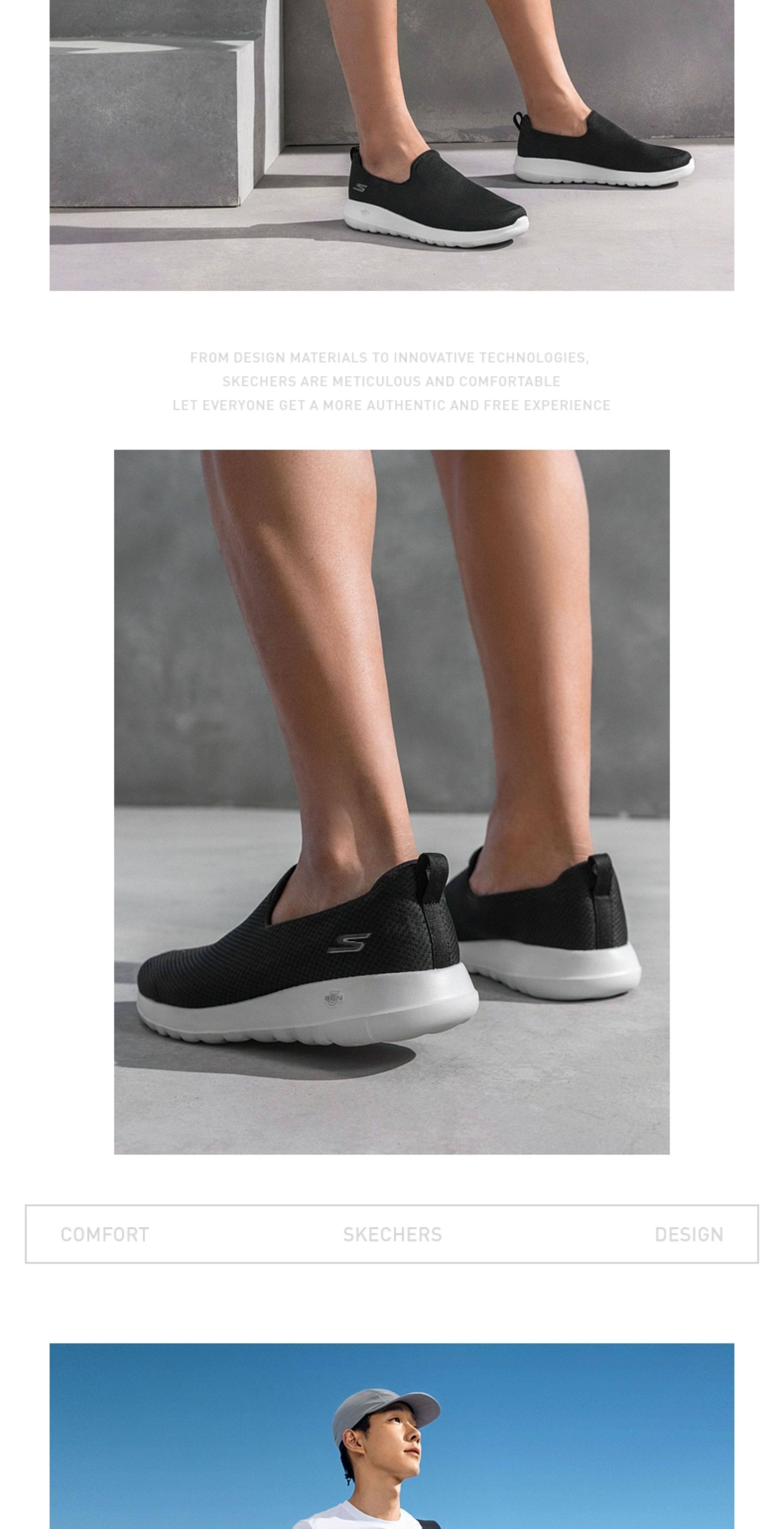 Энергичный обувь skechers斯凯奇正品春夏款男女款轻质一脚蹬懒人健步鞋休闲运动鞋