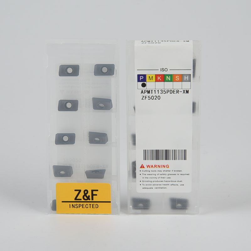 Milling cutter APMT1604 Carbide Milling Machine Tool 1135 Dulong Milling Cutting Cutting Cutting Cutting Blade R0 8 CNC Blade