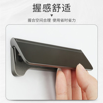 Invisible handles no punching hidden handles drawer pulls modern minimalist cabinets exposed wardrobe door handles hidden handles