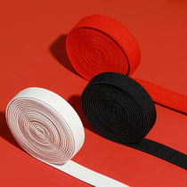 Color elastic band Childrens pants rubber band Trouser Leg Elastic Band Encrypted Elastic Band Width Thickened High Elasticity Black & White