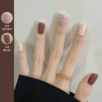 14# Мокко Браун + 66# Алмазные фрагменты