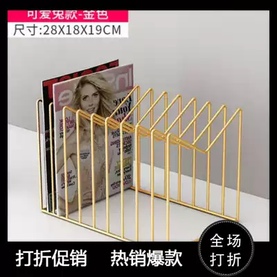 Album storage shelf CD collection finishing rack cddvd display rack CD game vinyl desktop shelf Simple