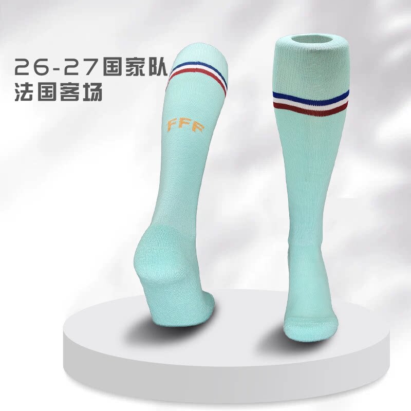 2026 National Team France Away Football Socks World Cup Football Socks Men's Long Non-Slip Competition Training Socks 2026 National Team France Away Football Socks World Cup Football Socks Men's Long Non-Slip Competition Training Socks
