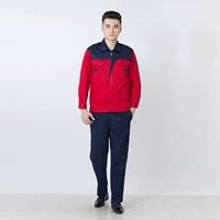 Темно -синий с красным топом