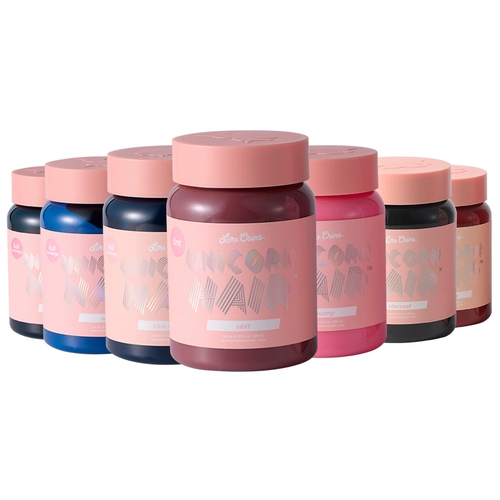 Крем для волос с единорогом чистый американский криминал из лайма электрический светло -голубой розовый море король красный красот волос