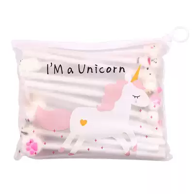 60 cartoon net red pen gel pen student 0 5mm refill black water-based pen signature pen good-looking ballpoint pen Korean creative personality cute super cute girl heart stationery supplies