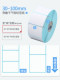 Three-Proof Thermal Printing Paper Self-Adhesive Label Paper 40X30 20 50 60 70 80 10% off Stack E-Mail Express 100 X100X150 Supermarket Price 30 Barcode Waterproof Sticker Electronic Scale Paper