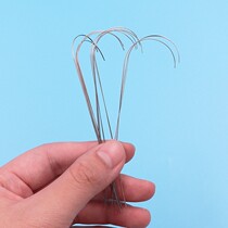 Factory direct selling middle opening needle for beading needle middle hole needle for beading needle diy necklace threading for middle opening