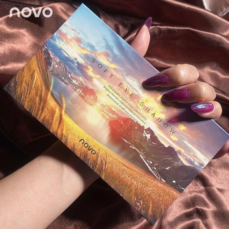 Li Jiaqi recommends NOVO18 colored eye discs in super fire bling pearl flash matte durable waterproof and sweat resistance