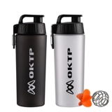 Вместительная и большая портативная качалка, спортивная бутылка для воды, палочка для смешивания