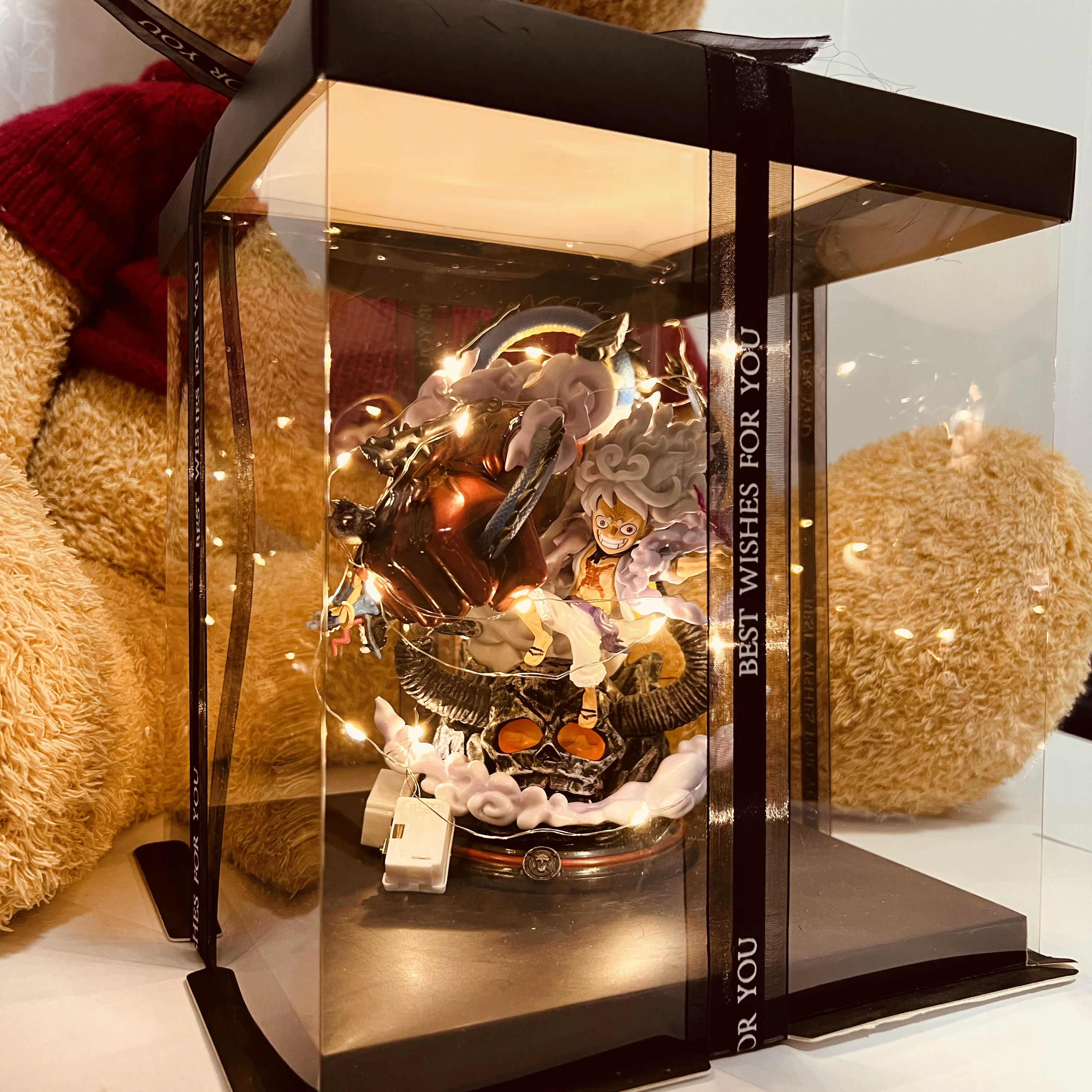 One Piece GK Original Sun Shennica Form Five Fifth Luffy and Kaido Kaido hand -made model swing lover lover